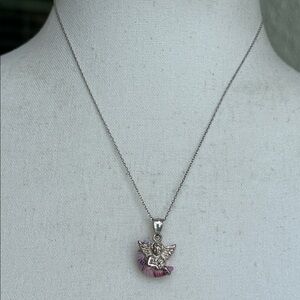 Millefiori Murano Angel pendant necklace - NWOT